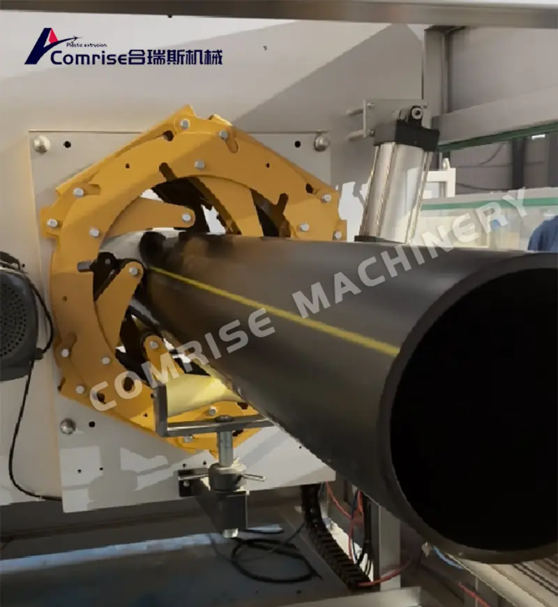 200-500mm HDPE pipe machine trial completed to customer satisfaction