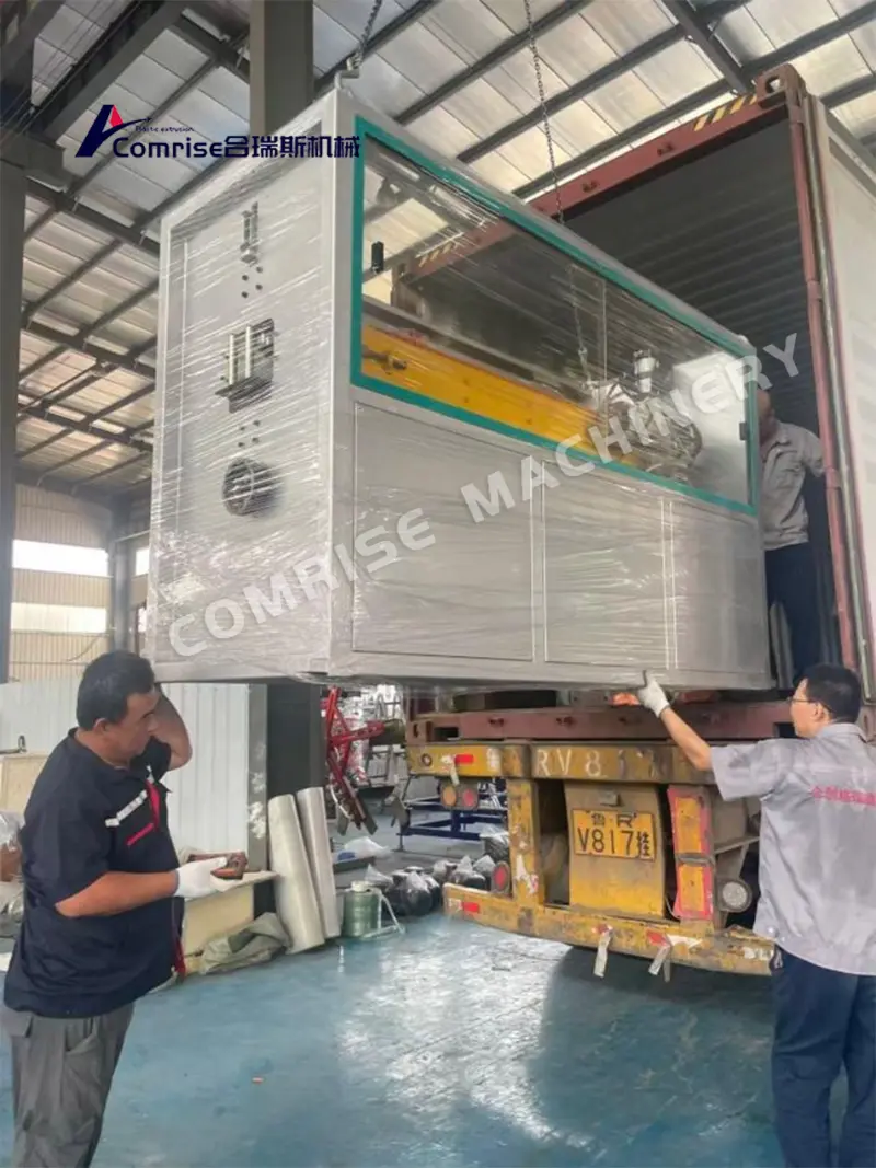 High-Efficiency PVC Pipe Machine Heads to South America