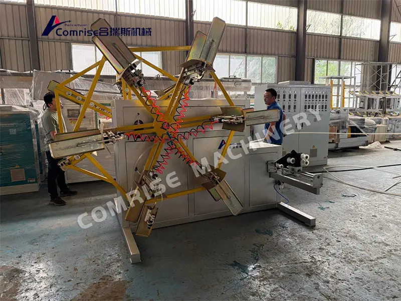 1/2inch-2inch HDPE Pipe Machine Testing Running, Customer Satisfied 1/2inch-2inch HDPE Pipe Machine Testing Running, Customer Satisfied