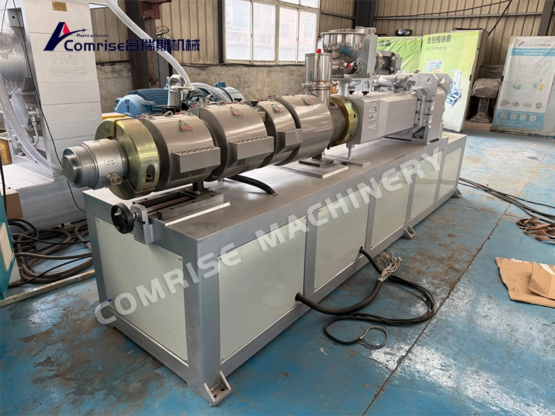 PVC four pipe machine finished testing, machine running well PVC four pipe machine finished testing, machine running well